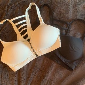 Victoria Secret Pink Zip Up Sports Bras